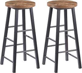 WOLTU Barhocker 2er Set mit Fußstütze, 71 cm