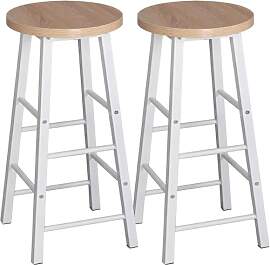 WOLTU Barhocker 2er Set mit Fußstütze, 71 cm