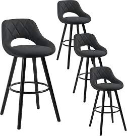 WOLTU Barhocker 4er Set, Barstuhl Küchenhocker