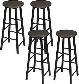 WOLTU Barhocker 4er Set mit Fußstütze, 71 cm