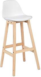 WOLTU Barhocker Barstuhl aus Kunststoff Holz mit