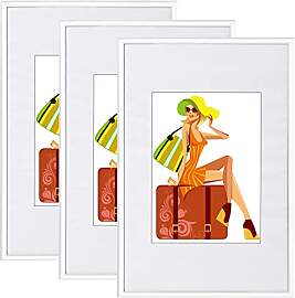 WOLTU Bilderrahmen 13x18 cm Set of 3 Fotorahmen