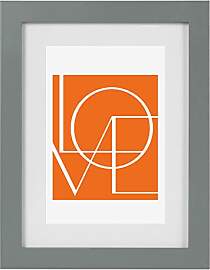 WOLTU Bilderrahmen A4 (21x29,7 cm) Grau, MDF-Holz