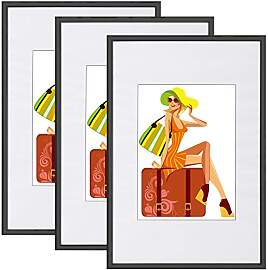 WOLTU Bilderrahmen DIN A4 21x29,7 cm Set of 3