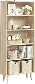 WOLTU Bücherregal Bücherschrank mit 5 Fächern,