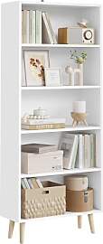 WOLTU Bücherregal mit 5 Fächern, Bücherschrank, 