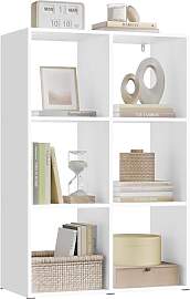 WOLTU Bücherregal mit 6 Würfeln, Standregal