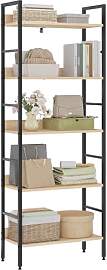 WOLTU Bücherregal, offenes Standregal mit 5