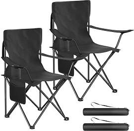 WOLTU Campingstuhl 2er Set Klappstuhl