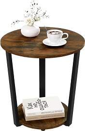 WOLTU Couchtisch rund, Beistelltisch modern,