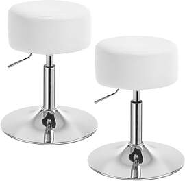 WOLTU Design Hocker mit Hebel, 2er Set, stufenlose 