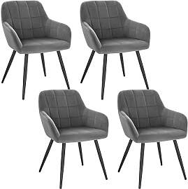 WOLTU Esszimmerstühle 4er Set Esszimmerstuhl