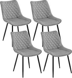 WOLTU Esszimmerstühle 4er Set, Küchenstühle,
