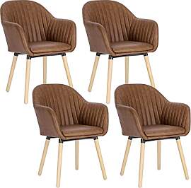 WOLTU Esszimmerstühle 4er Set Küchenstuhl