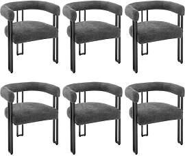 WOLTU Esszimmerstühle 6er Set, Esstisch Stühle