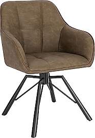 WOLTU Esszimmerstuhl drehbar 1er Set,