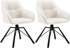 WOLTU Esszimmerstuhl drehbar 2er Set,