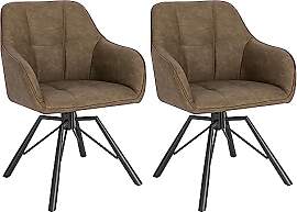 WOLTU Esszimmerstuhl drehbar 2er Set,