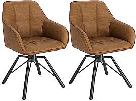 WOLTU Esszimmerstuhl drehbar 2er Set,