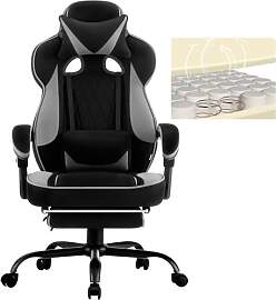 WOLTU Gaming Stuhl Stoff Atmungsaktiv Bürostuhl