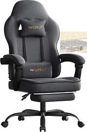 WOLTU Gaming Stuhl Stoff mit Bequemlichkeit
