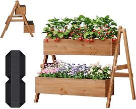WOLTU Hochbeet, für Garten Balkon Terrasse, mit