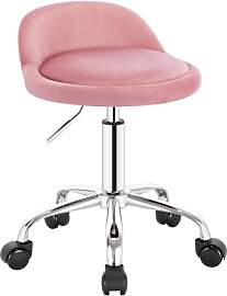 WOLTU Hocker Schminktisch, Bürohocker mit Rollen, 