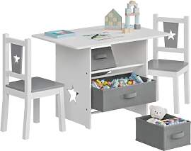 WOLTU Kindersitzgruppe, 1 Kindertisch und 2