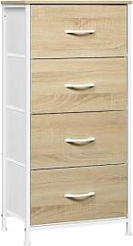 WOLTU Kommode schmal, Kommodenschrank mit 4
