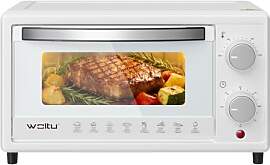 WOLTU Mini Backofen 10 Liter, kleiner Backofen,