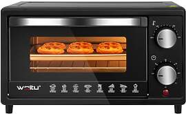 WOLTU Minibackofen 10 Liter, 800 Watt Toasterofen