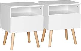WOLTU® Nachttisch 2er Set Nachtkommode