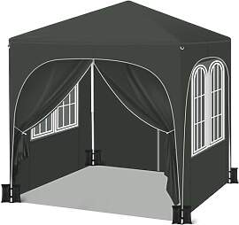 WOLTU Pavillon mit 4 Seitenteilen 4 Sandsäcke,