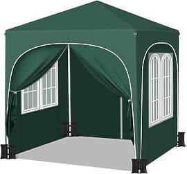 WOLTU Pavillon mit 4 Seitenteilen 4 Sandsäcke,