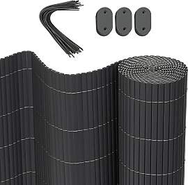 WOLTU PVC Sichtschutzmatte 300x100cm, Wetterfester 