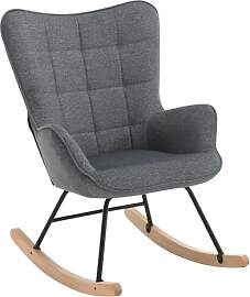 WOLTU Schaukelstuhl Wohnzimmer, Stillstuhl für