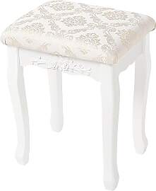 WOLTU Schminkhocker Sitzhocker, Landhaus Hocker,