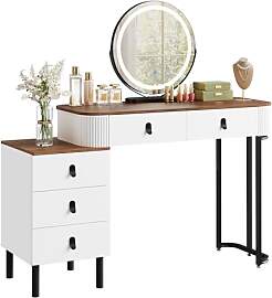 WOLTU Schminktisch mit Spiegel LED &