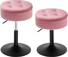 WOLTU Schminktisch Stuhl 2er Set, Sitzhocker mit