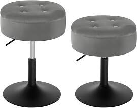 WOLTU Schminktisch Stuhl 2er Set, Sitzhocker mit