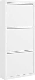 WOLTU Schuhschrank mit 3 Klappen, Schuhregal