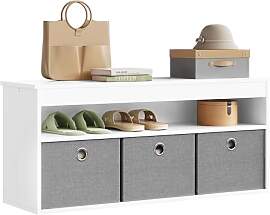 WOLTU Sitzbank mit Sitzfläche, Schuhbank mit