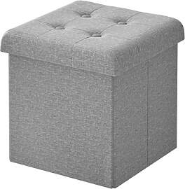 WOLTU Sitzhocker mit Stauraum, Faltbarer Hocker