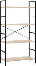 WOLTU Standregal, Regal mit 4 Ebenen, Bücherregal 