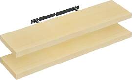 WOLTU Wandregal 2er Wandboard Bücherregal Regale