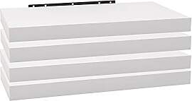 WOLTU Wandregal 4 Stück Set Wandboard