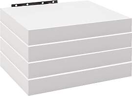 WOLTU Wandregal 4 Stück Set Wandboard