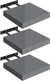 WOLTU Wandregal Set von 3 Regalen Wandboard