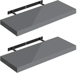 WOLTU Wandregal Volato Set von 2 Regalen Wandboard 