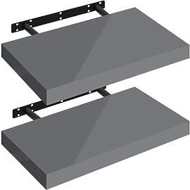 WOLTU Wandregal Volato Set von 2 Regalen Wandboard 